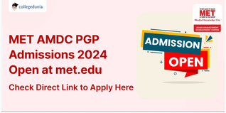 MET AMDC PGP Admissions 2024 Open at met.edu; Check Direct Link to Apply Here